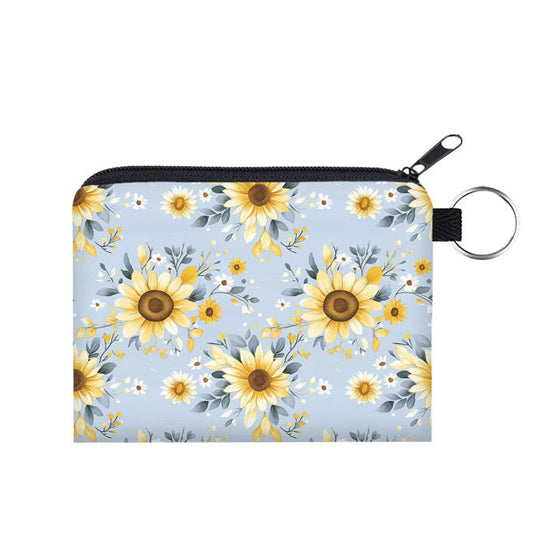 Mini Pouch - Sunflower Light Blue