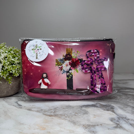 Bundled Set - Religious - Floral Cross