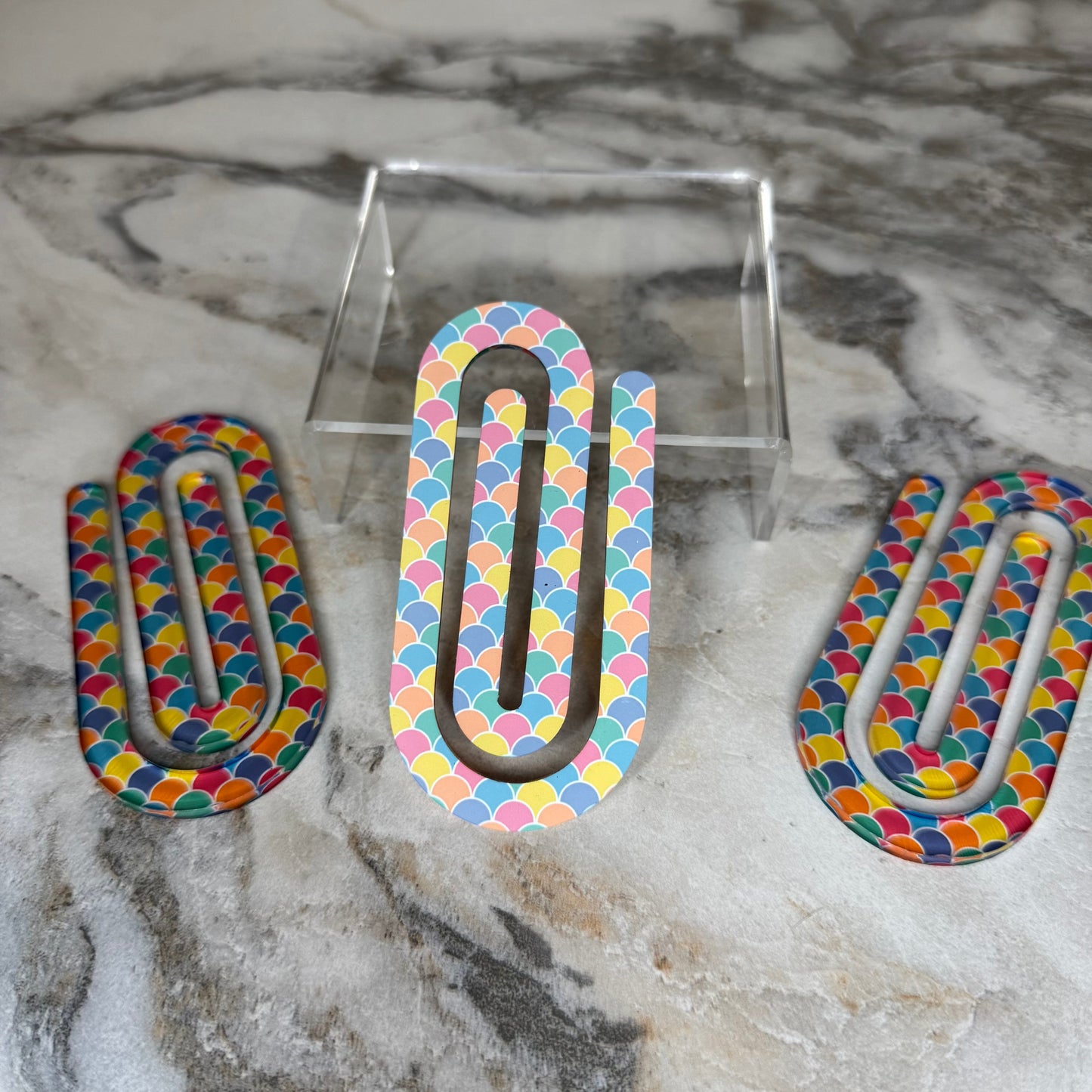 Jumbo Paperclip - Mermaid Rainbow - PREORDER