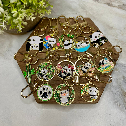 Keychain Charm - Panda Mix