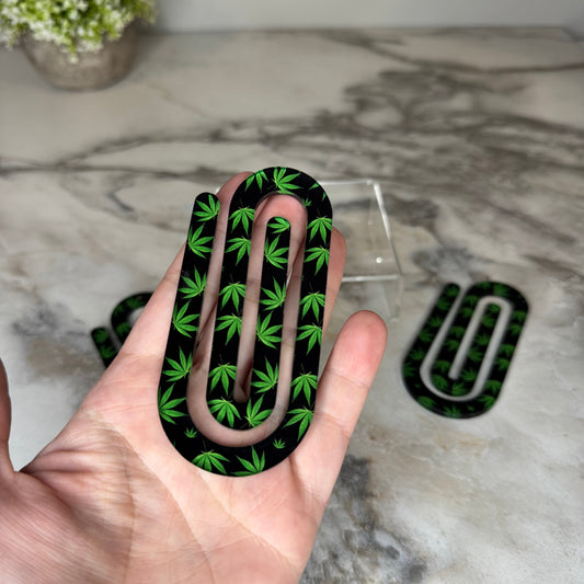 Jumbo Paperclip - Weed