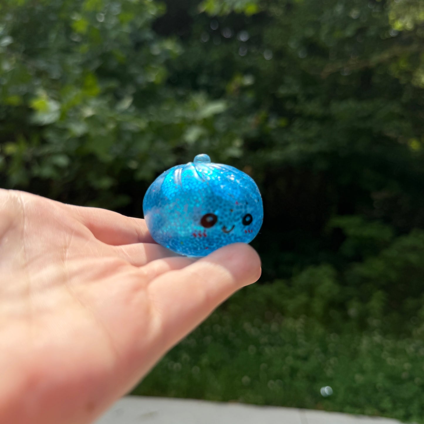 Squishy Toy - Mini Dumpling, Quick Glitter + Water Bead