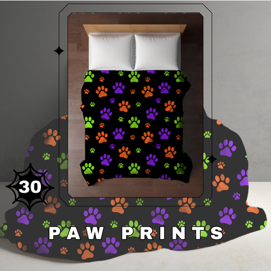 Blanket Halloween #30 - Paw Print