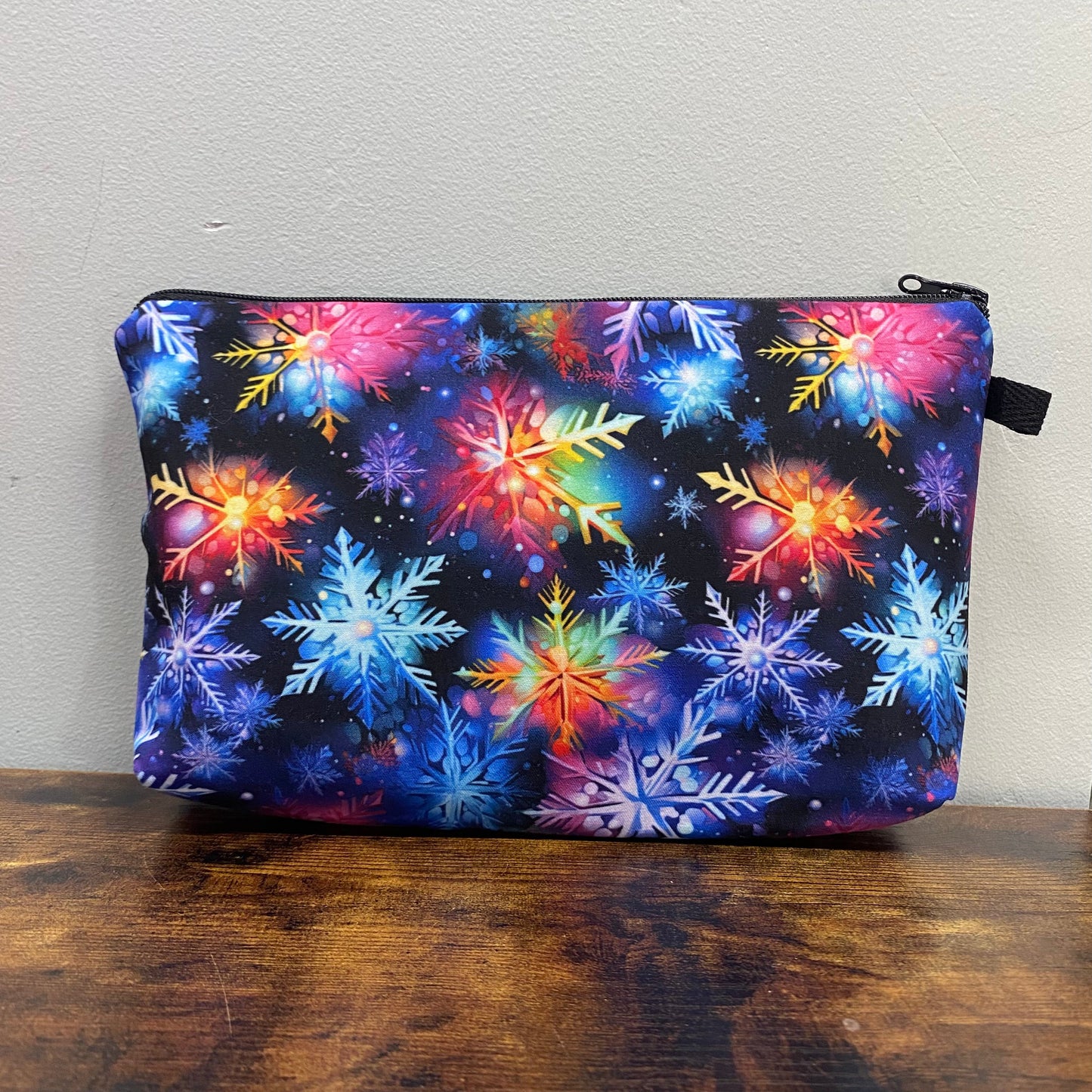 Pouch - Christmas Bright Rainbow Snowflake - PREORDER