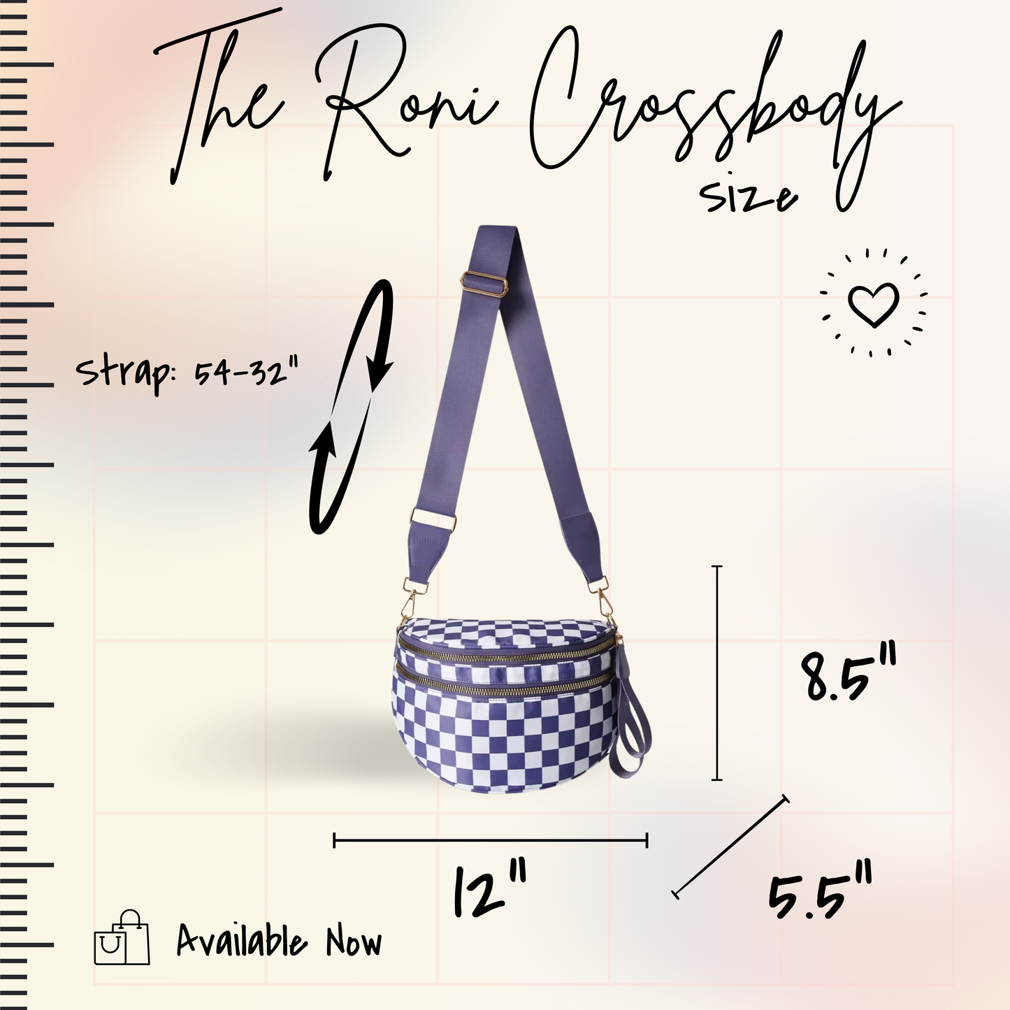 The Roni Nylon Crossbody - Rainbow Sunflower