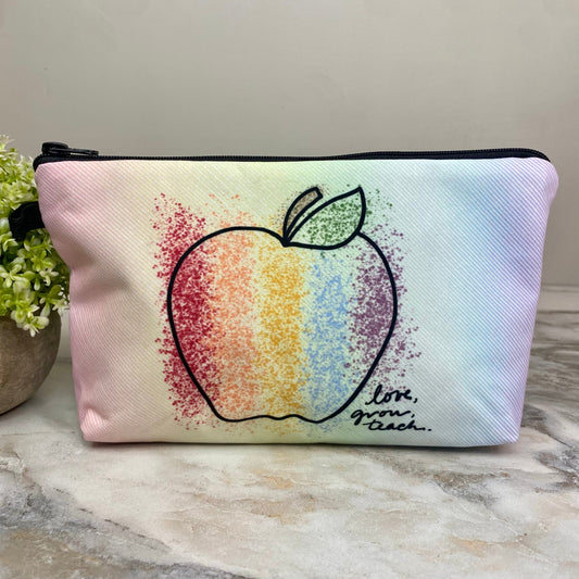 Pouch - Teacher, Love Grow Teach