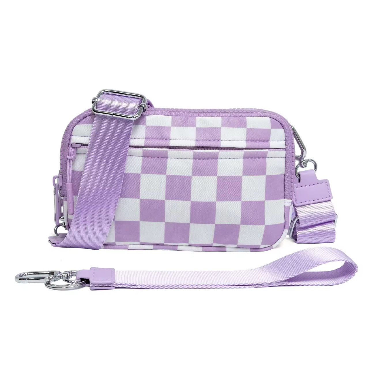 Remi - Nylon Crossbody Checkered