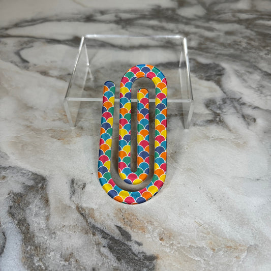 Jumbo Paperclip - Mermaid Rainbow - PREORDER