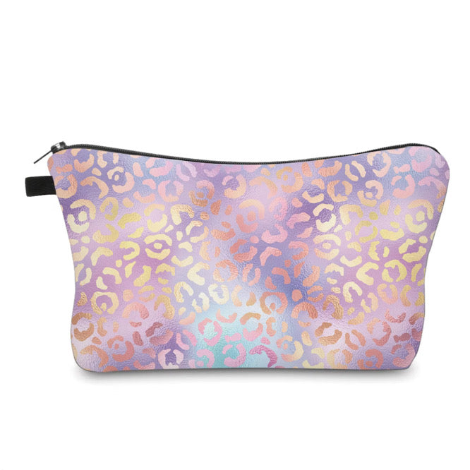 Pouch - Animal Print Purple Tie Dye