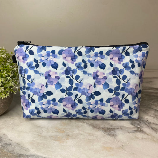 Pouch - Floral Purple Hydrangea
