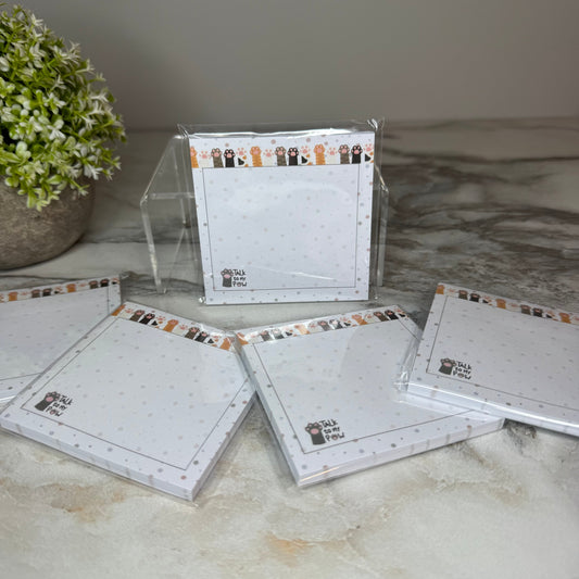 The Sticky Note Collection - Cat Talk To The Paw