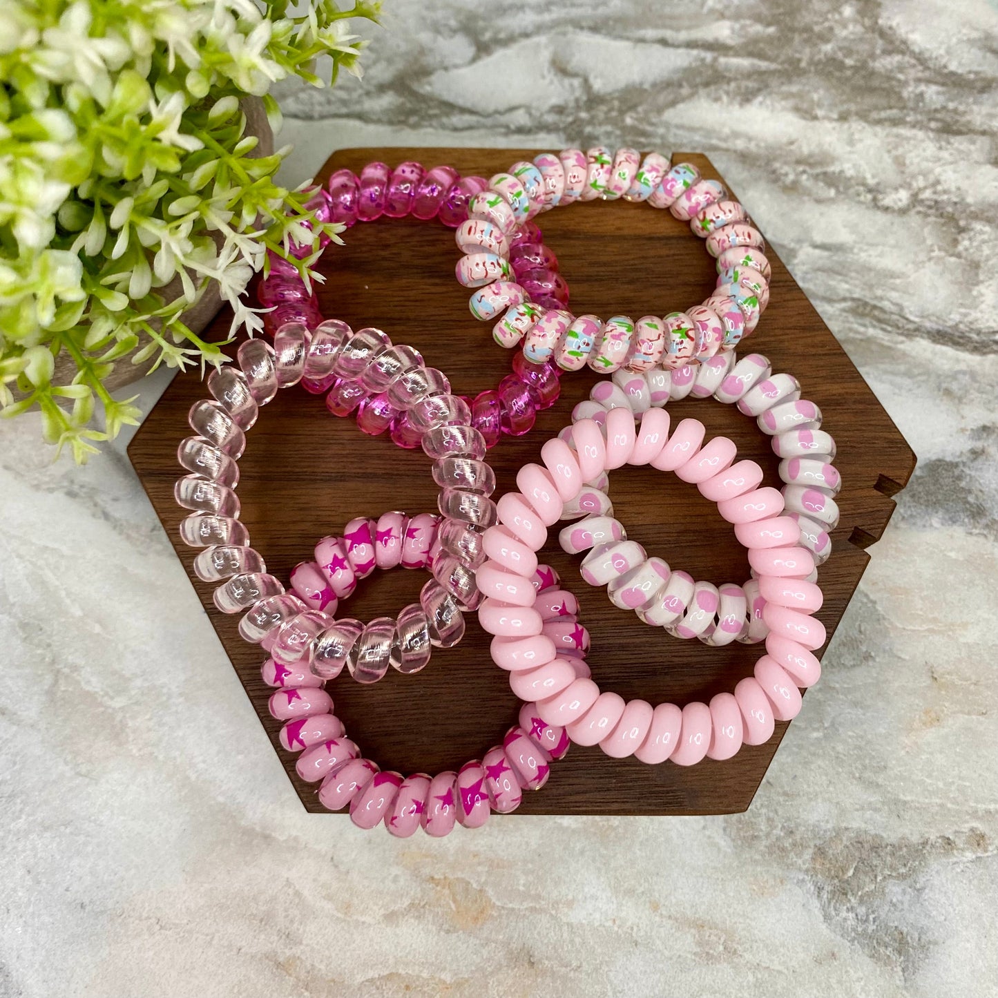 Spiral Coil Hair Tie - Colors