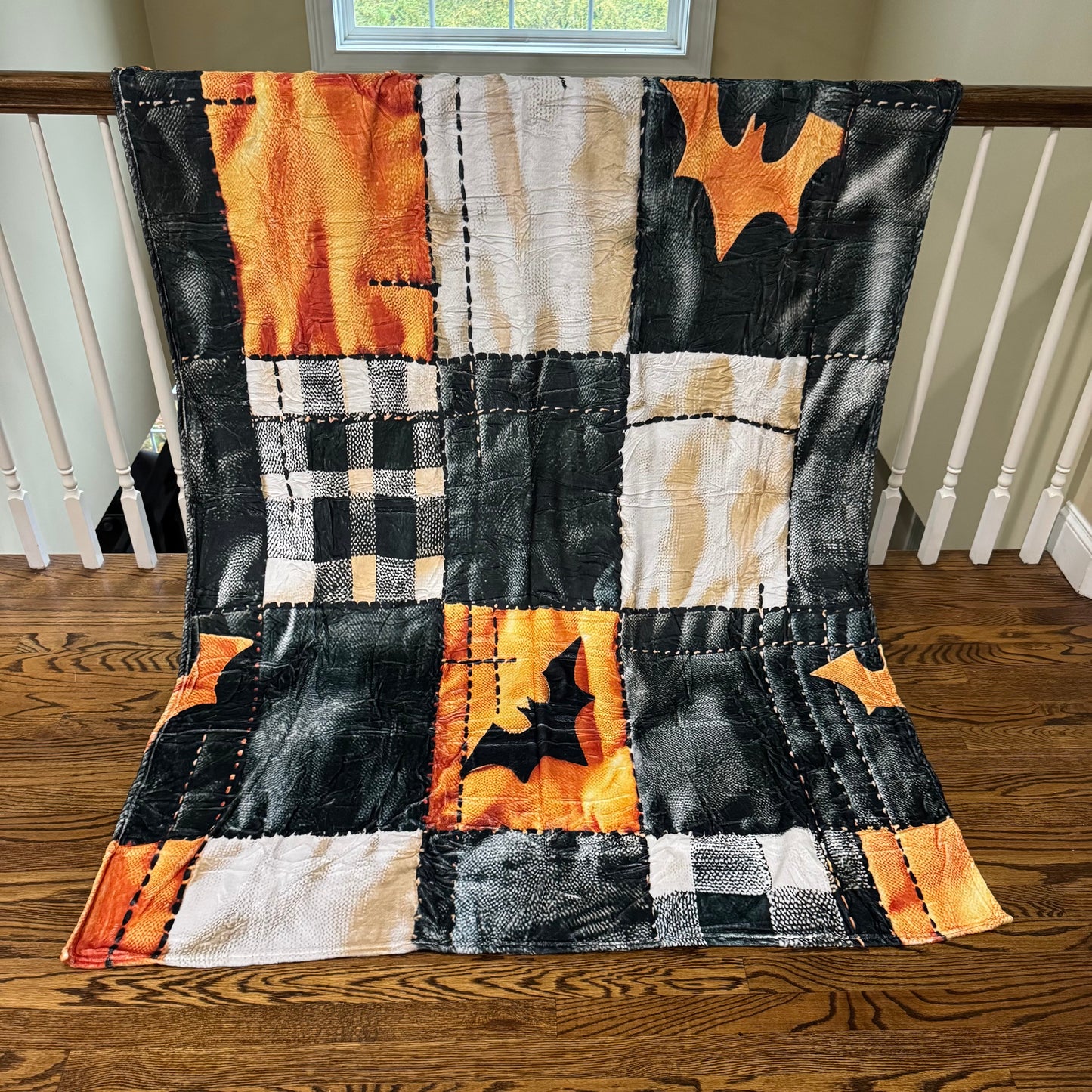 Blanket - Halloween - Quilted Bats