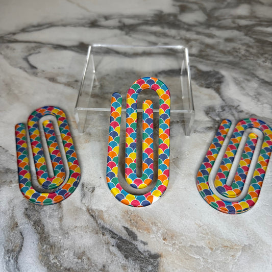 Jumbo Paperclip - Mermaid Rainbow - PREORDER