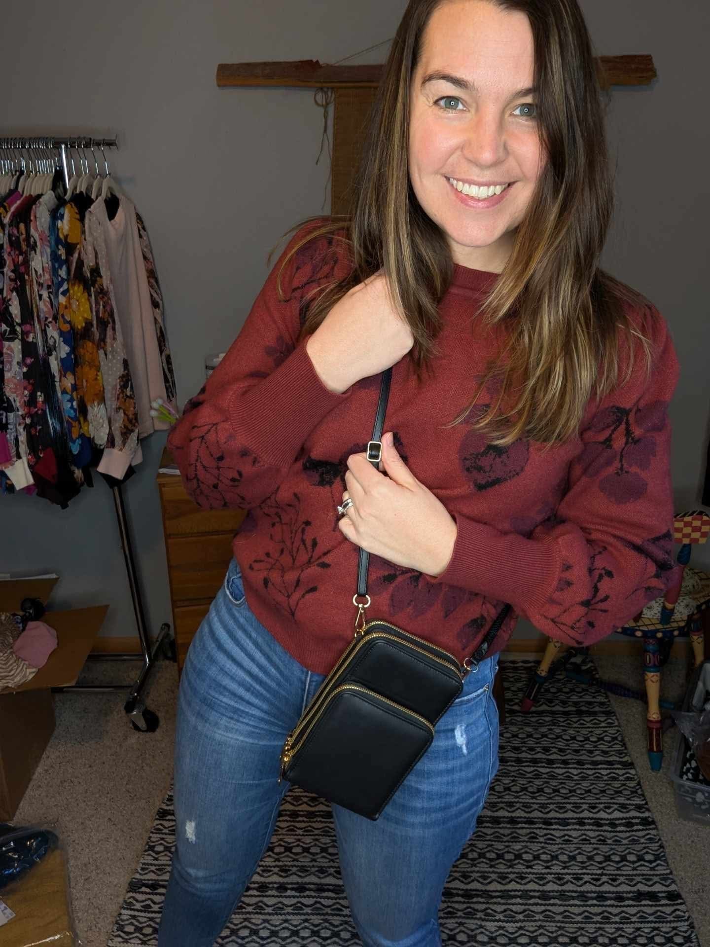 Ivy Crossbody Wallet + Purse - Medium Pink