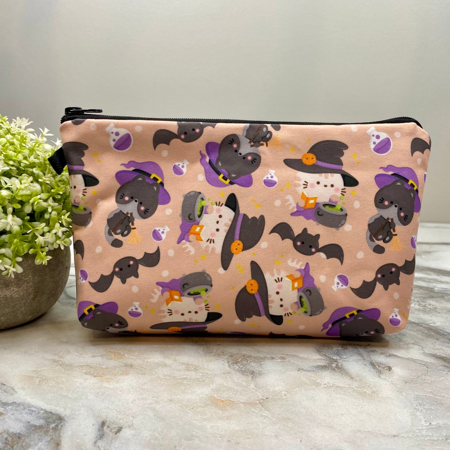Pouch - Halloween Fall - Cat Witch