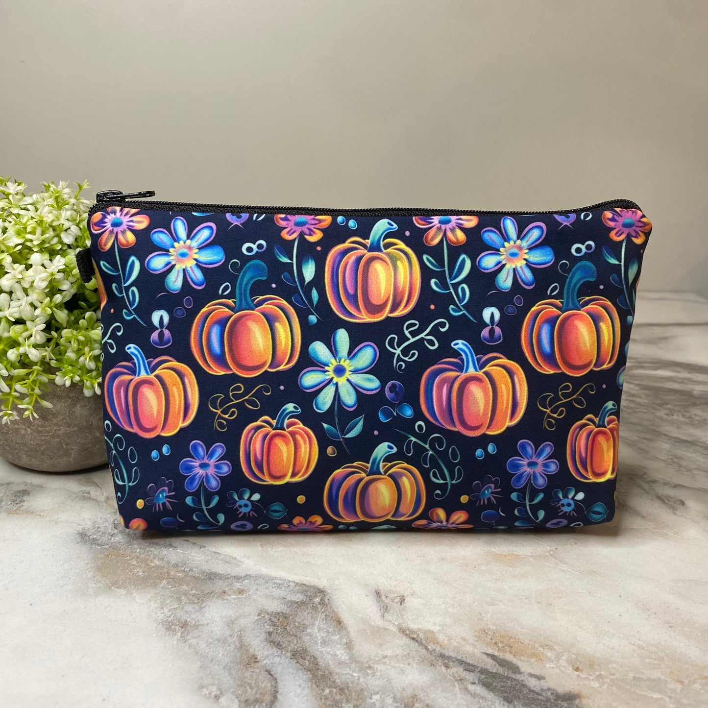 Pouch - Halloween Fall - Glowing Pumpkins