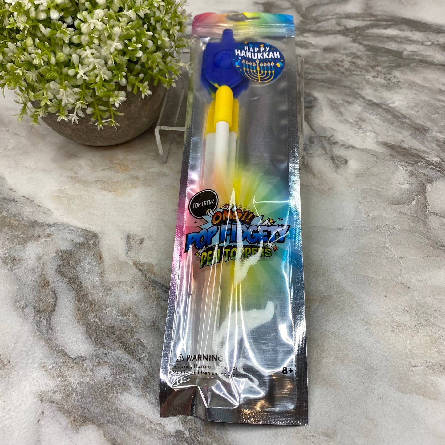 Pen - OMG Pop Fidgety Hanukkah Dreidel Pen  + Topper