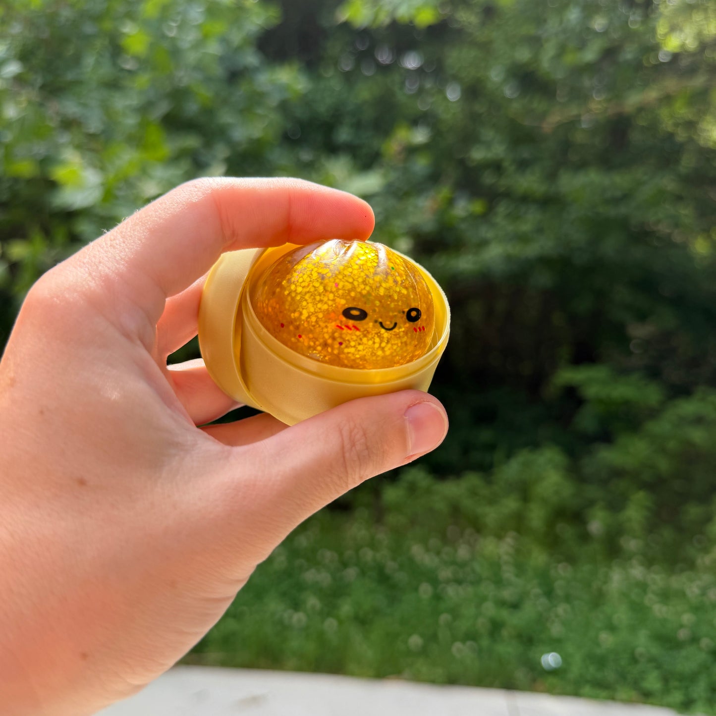 Squishy Toy - Mini Dumpling, Quick Glitter + Water Bead