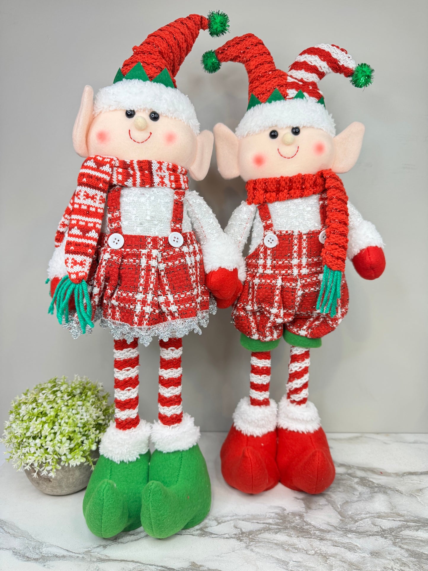 Telescopic Standing Christmas Decor - Elf