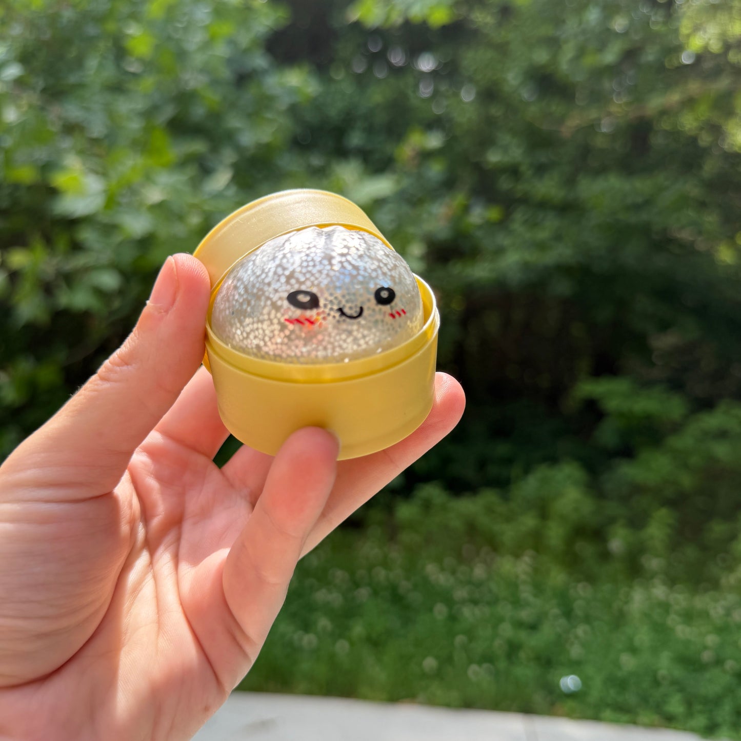 Squishy Toy - Mini Dumpling, Quick Glitter + Water Bead