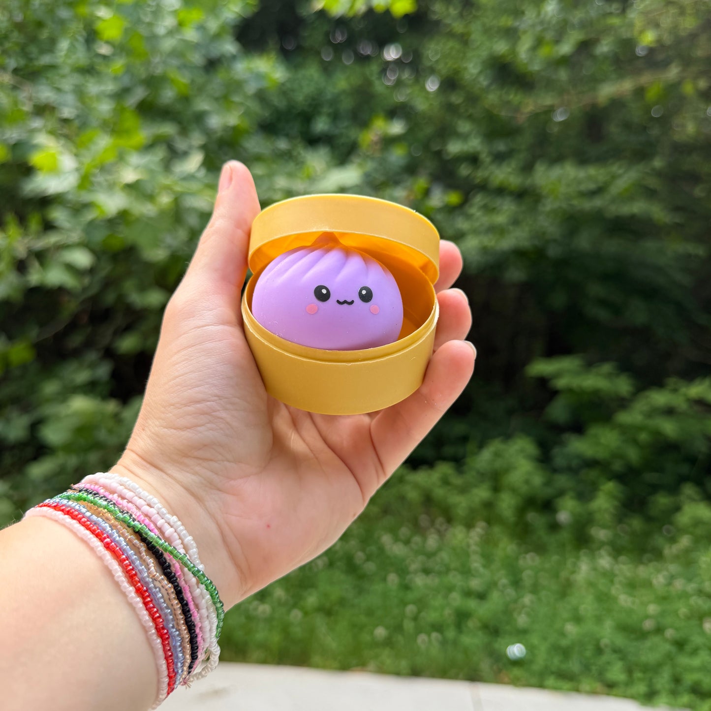 Squishy Toy - Mini Dumpling, Solid, Single Item