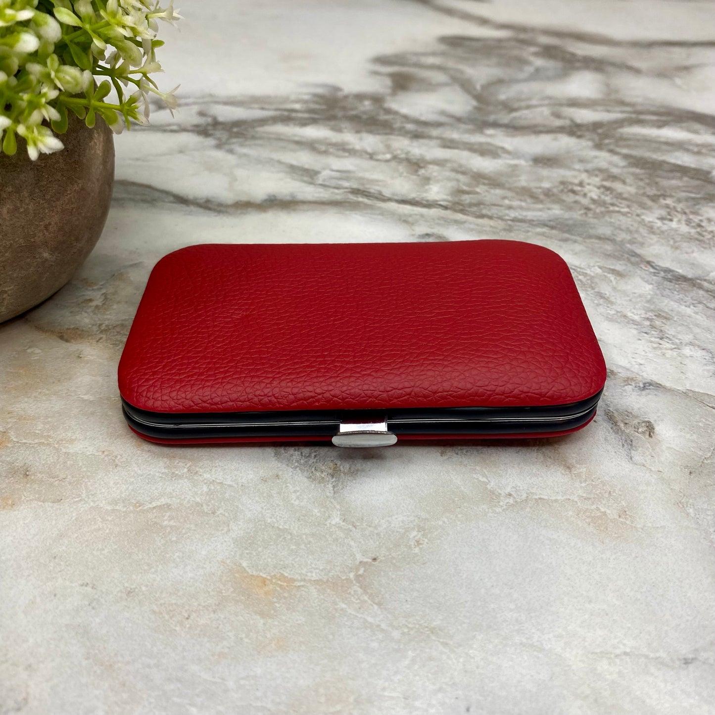 Manicure Nail Case & Set - Solid Textured