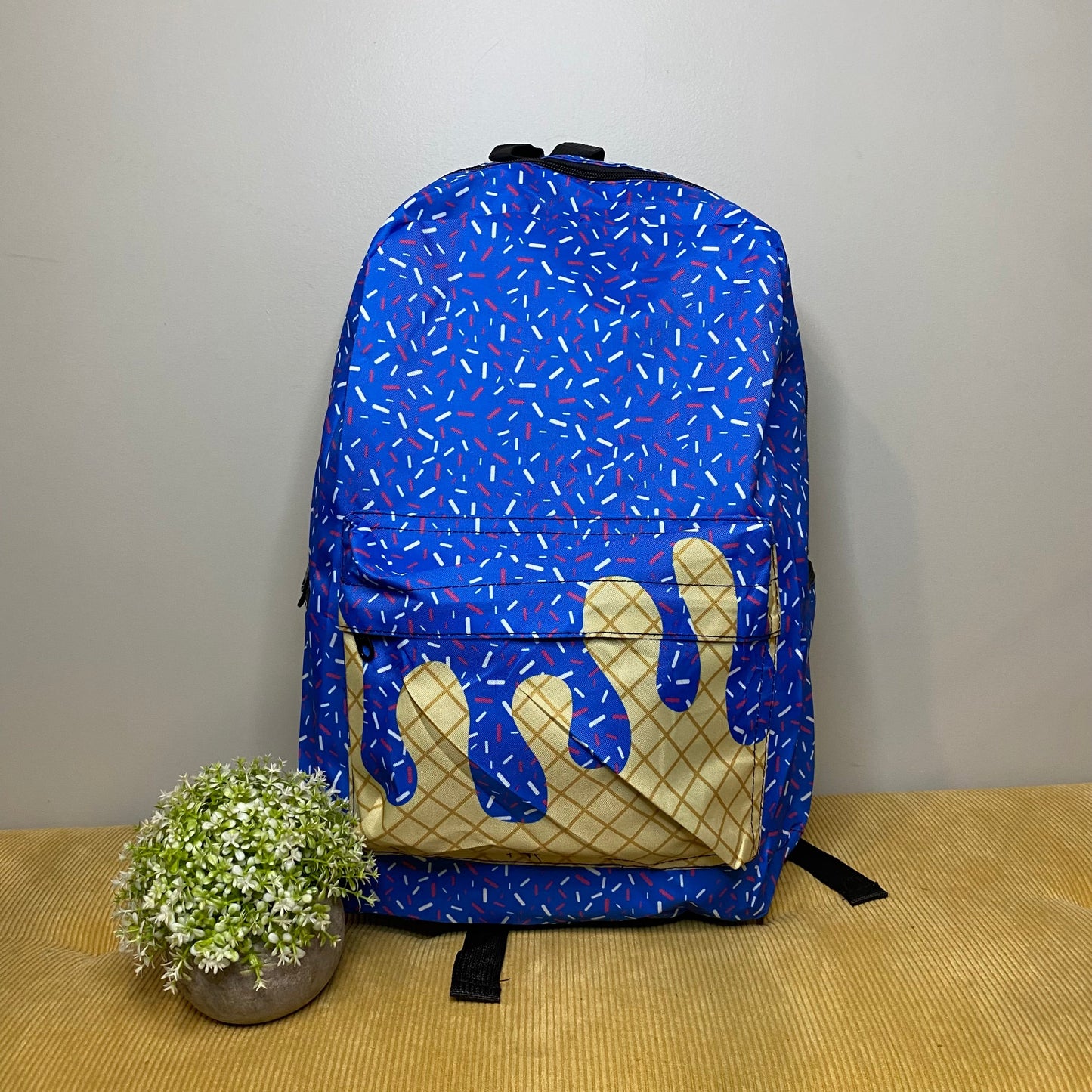 Ice Cream Drip Full Size Backpack