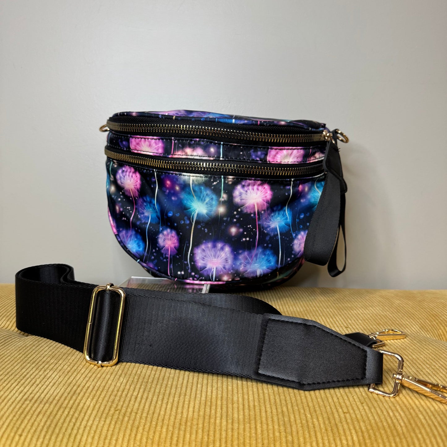 The Roni Nylon Crossbody - Rainbow Dandelion