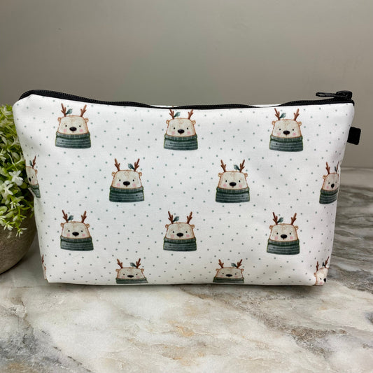 Pouch - Polar Bear Christmas Winter