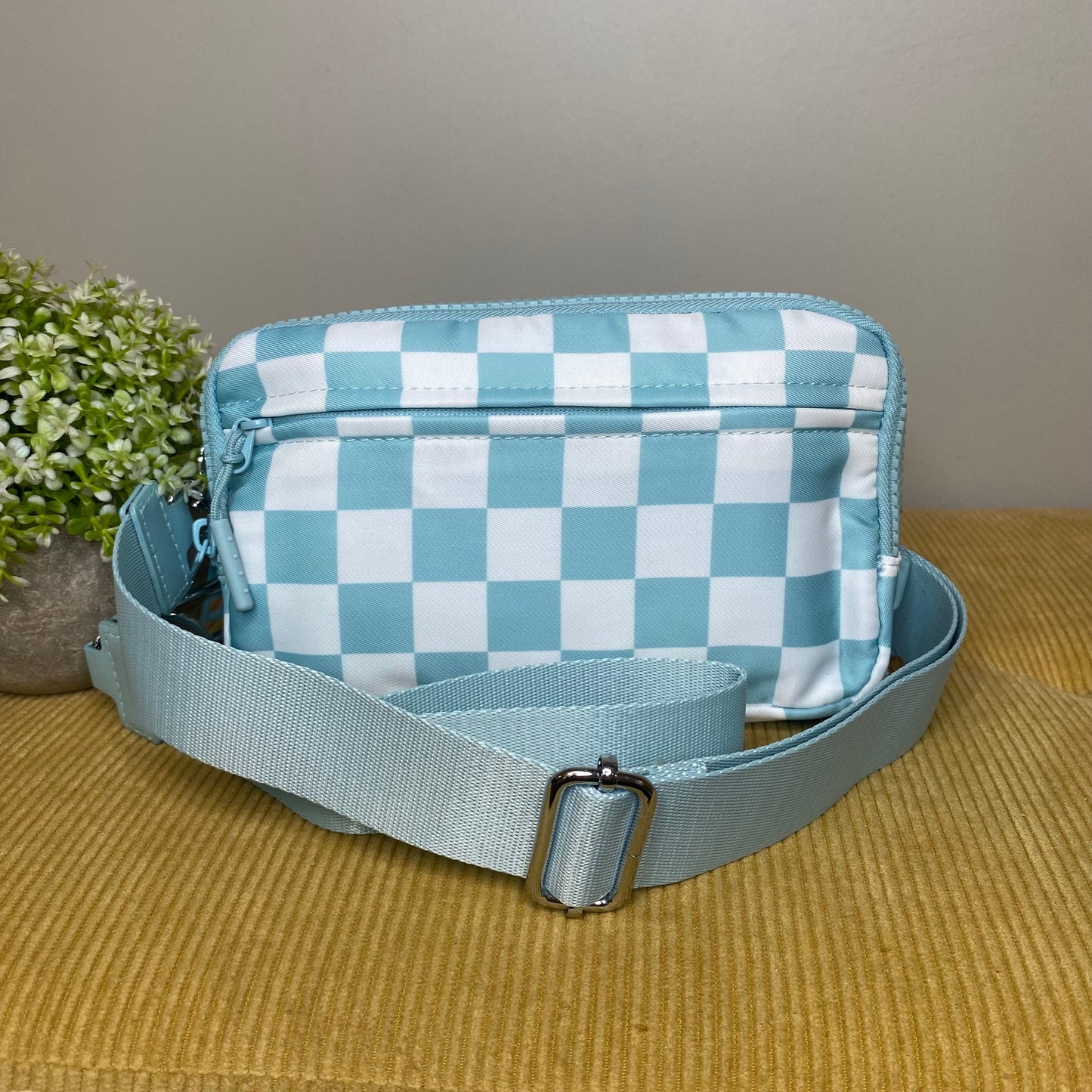 Remi - Nylon Crossbody Checkered