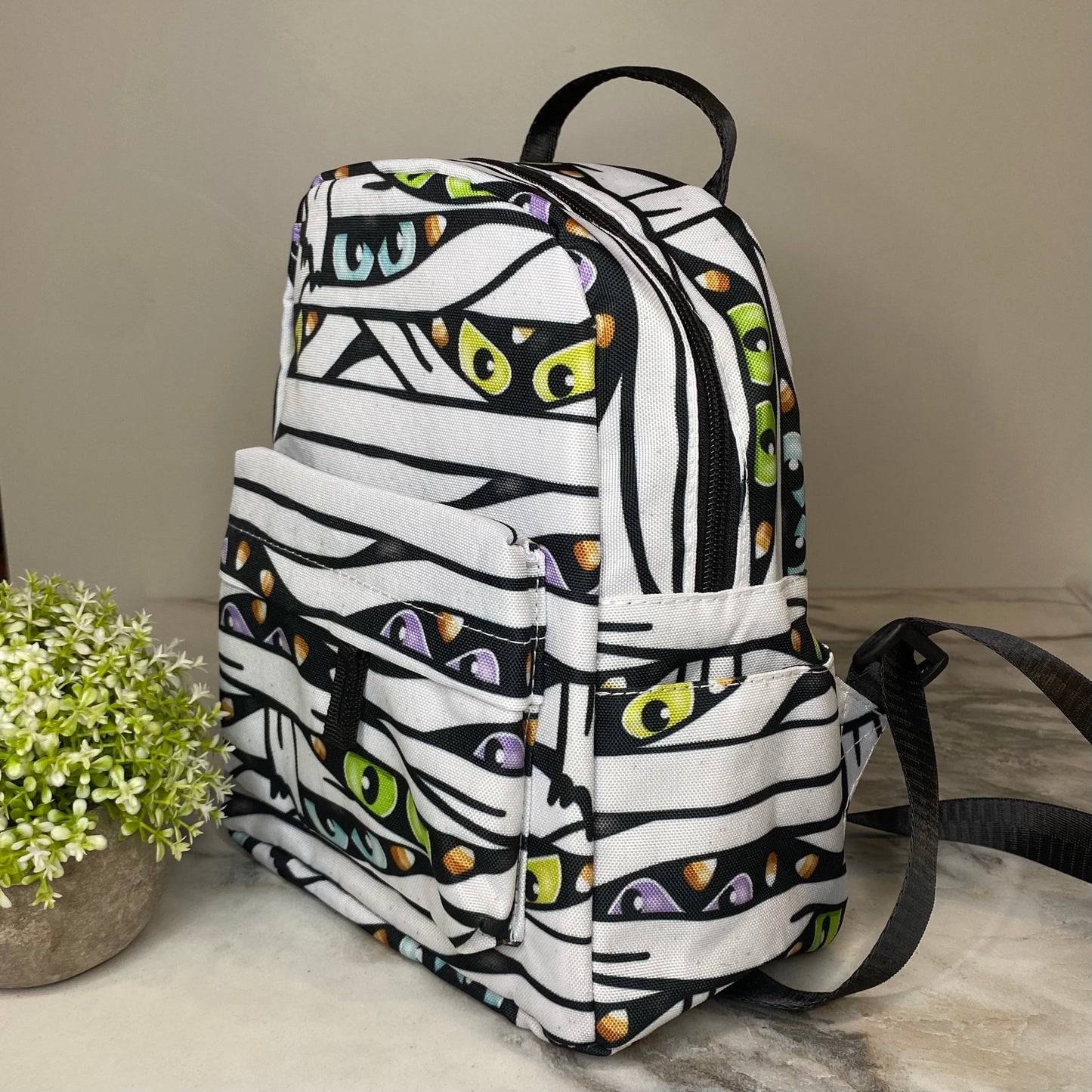 Mini Backpack - Halloween Fall - Mummies