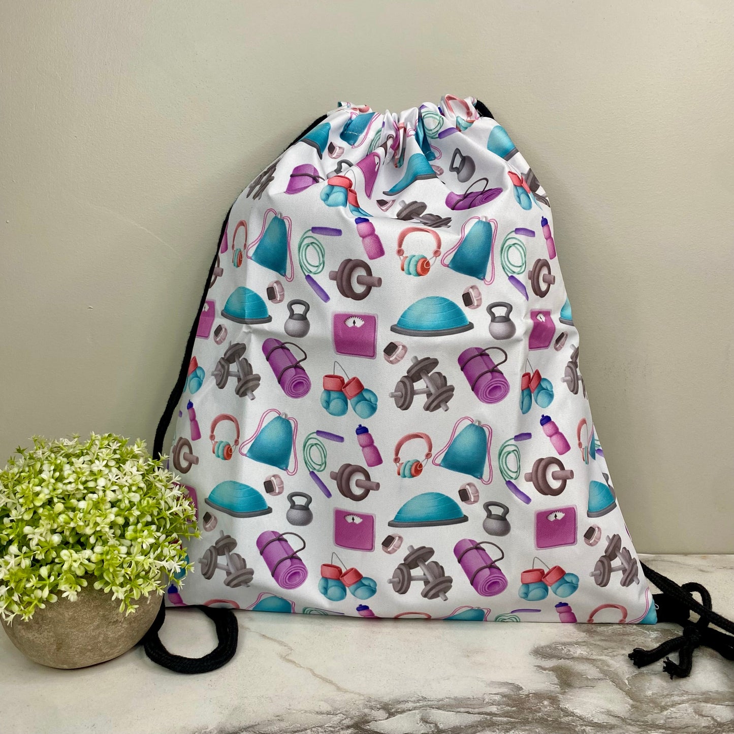 Drawstring Bag - Gym Exercise Equipment