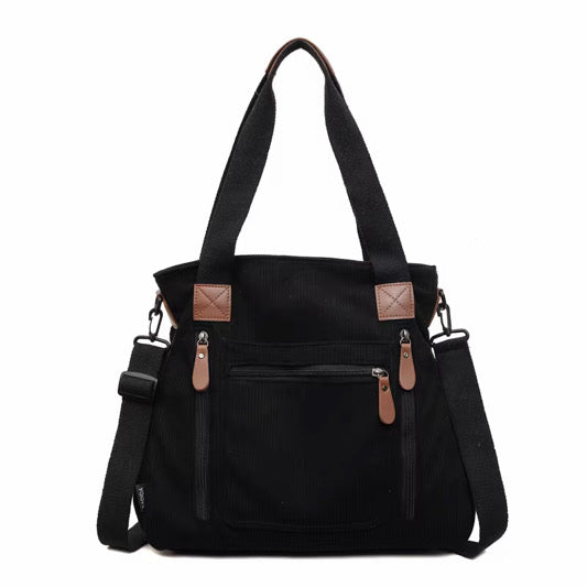 Caitlin Handbag - Corduroy Solid