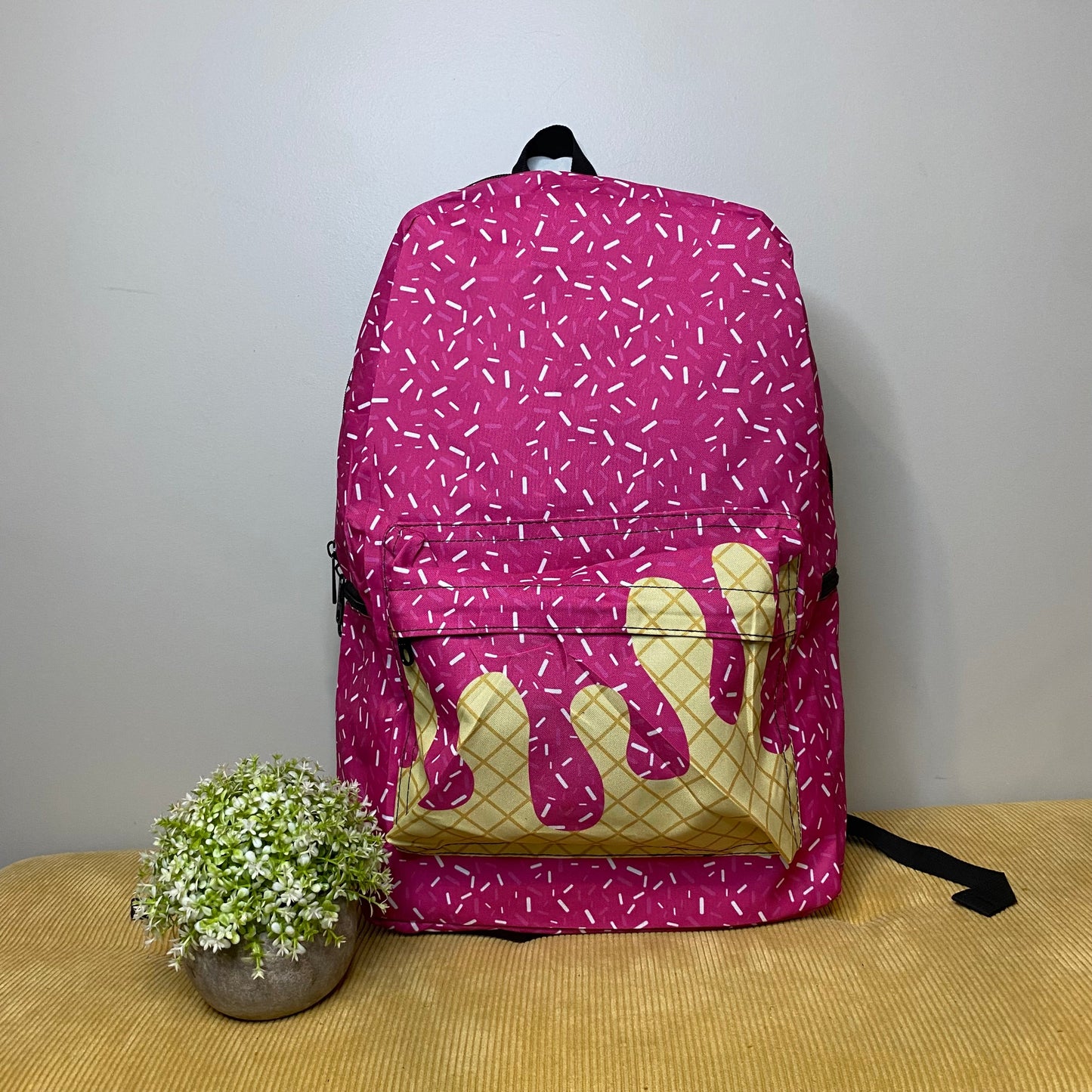 Ice Cream Drip Full Size Backpack