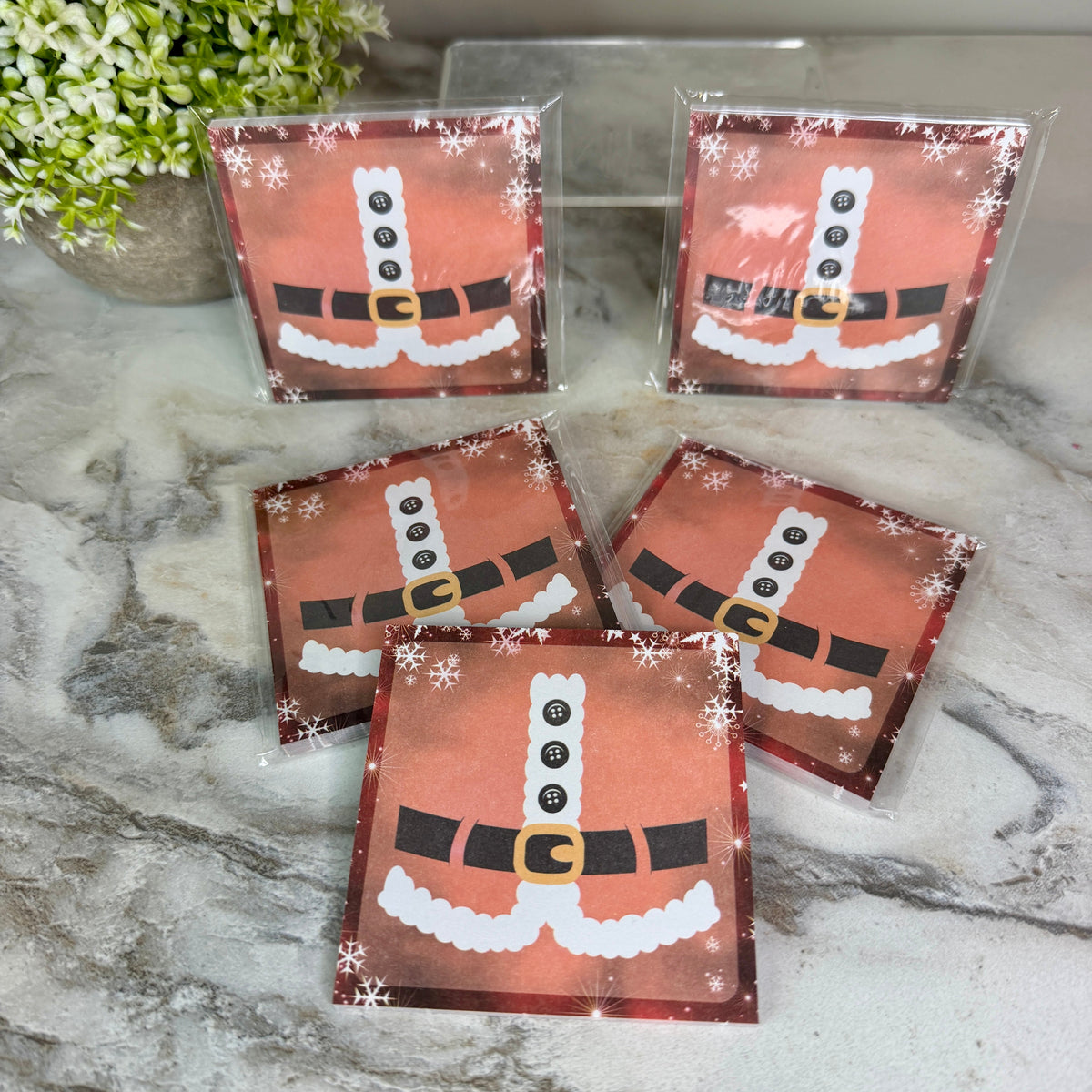 The Sticky Note Collection - Christmas Santa Snowflake