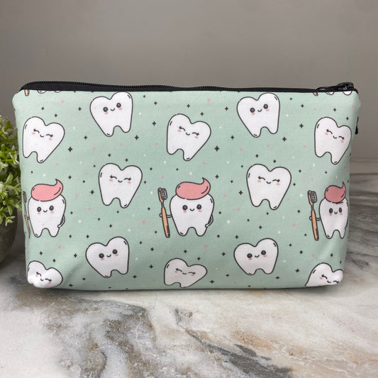 Pouch - Tooth Toothbrush & Toothpaste on Mint