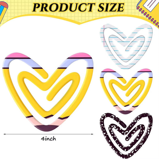 Jumbo Paperclip - Heart Composition Notebook - PREORDER