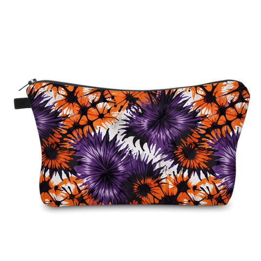 Pouch - Halloween Fall - Orange Purple Bursts