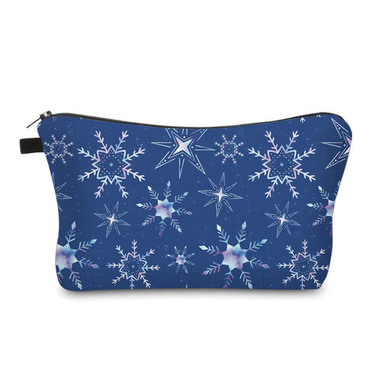 Pouch - Christmas Blue Snowflake