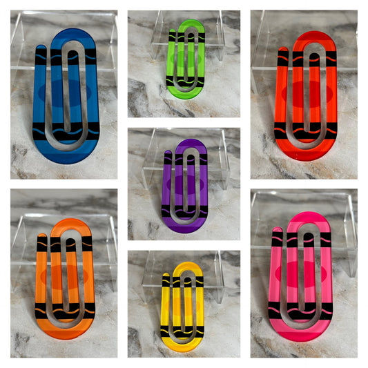 Jumbo Paperclip - Crayon Full Set - PREORDER