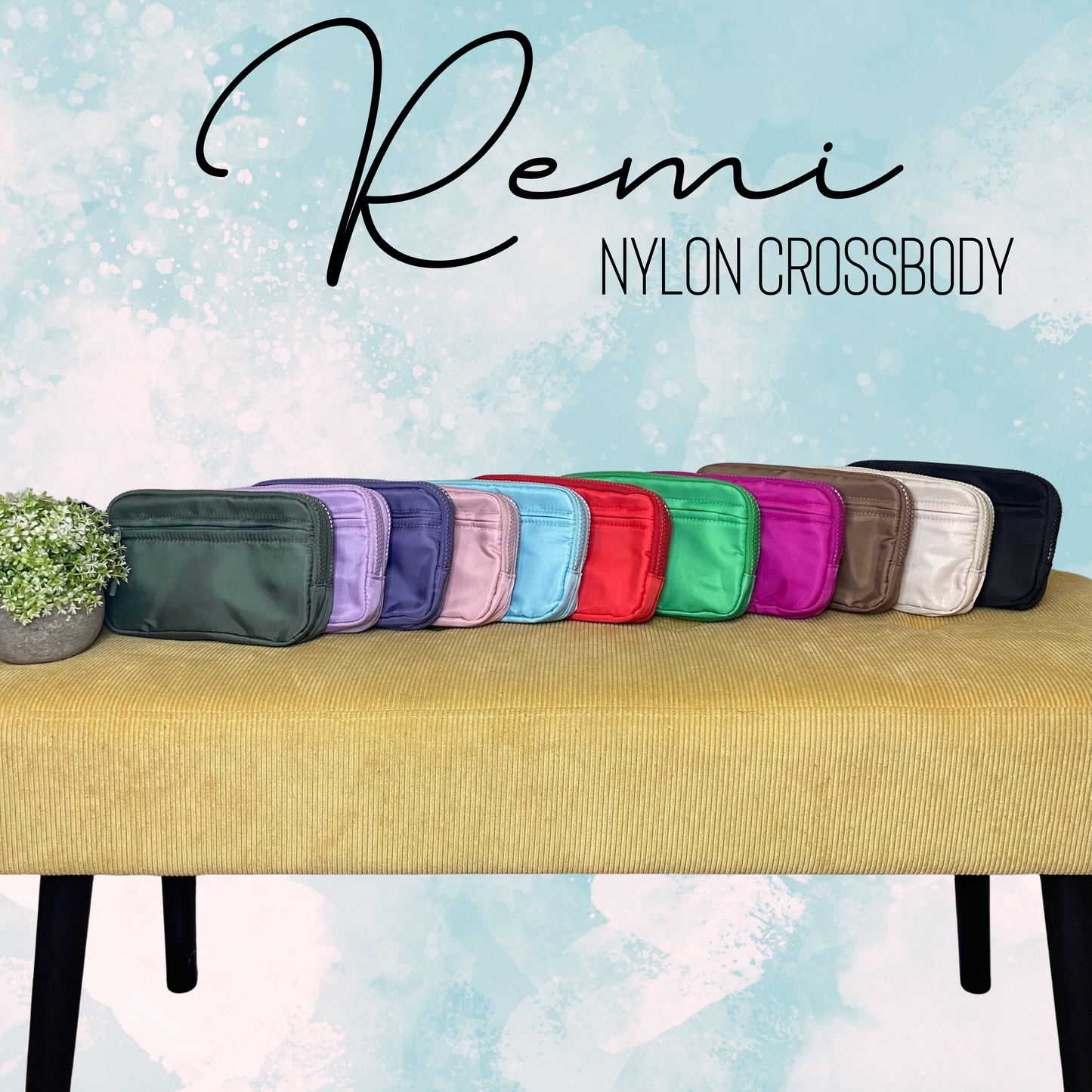 Remi - Nylon Crossbody Solid