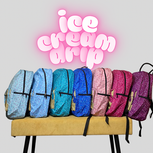 Ice Cream Drip Full Size Backpack