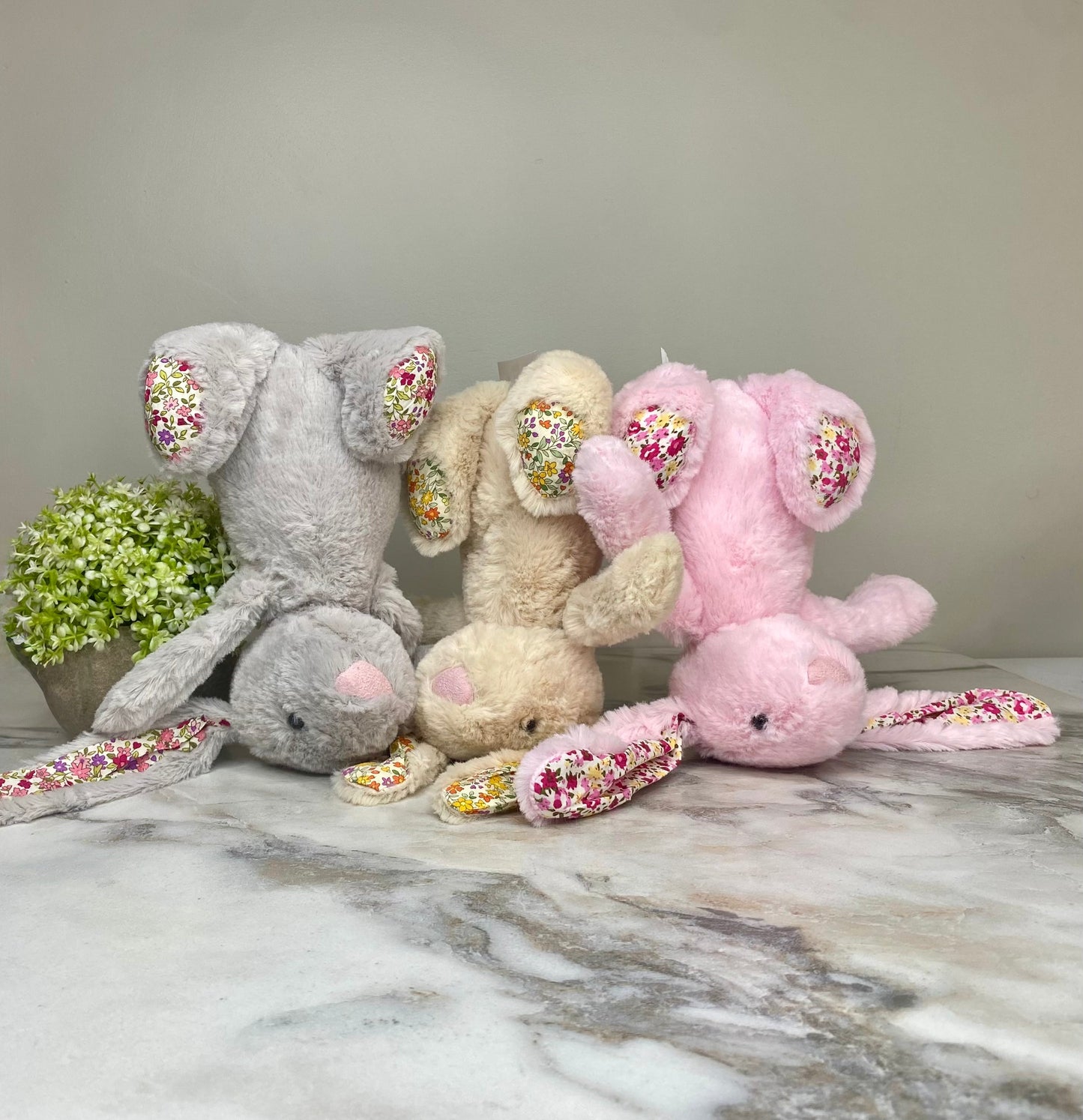 Bunny Floral Plush
