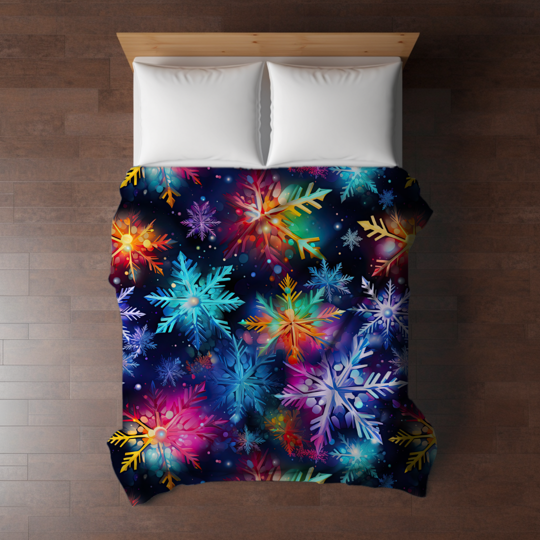 Blanket - Christmas - Rainbow Snowflake